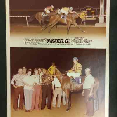 "Mister G" Winners Circle Photo