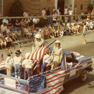 VFW parade float