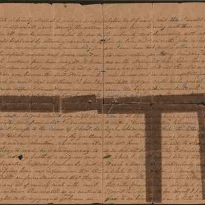 Letter written by George E. Currie, 12th Virginia, to his wife Sallie