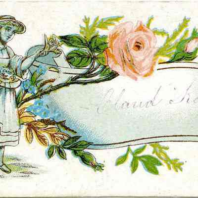 Award card - front