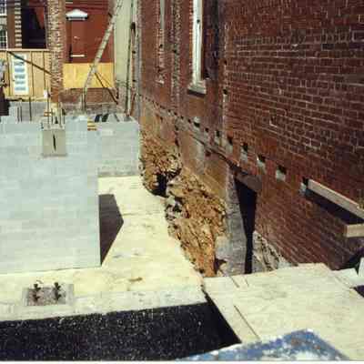 Constructing new St. Margaret's Hall in Charles Town, West Virginia in 1998