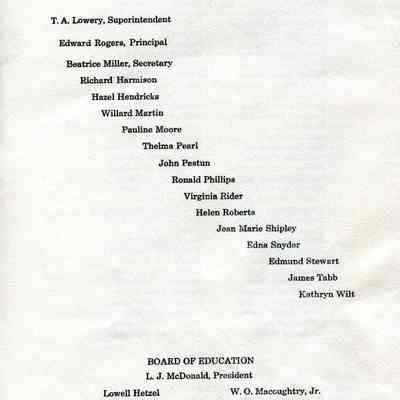 1960 CHS graduation program - page 4, faculty