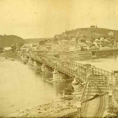 Harpers Ferry viewed from Maryland Heights