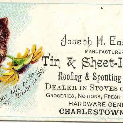 Joseph Easterday advertising card