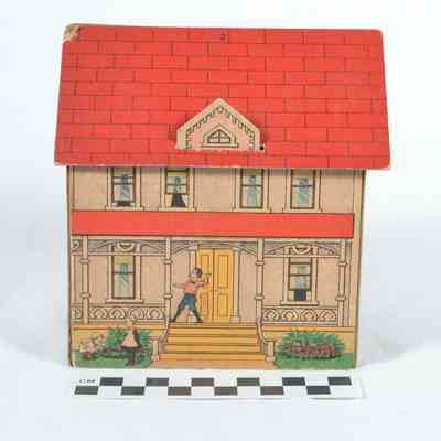Cardboard dollhouse