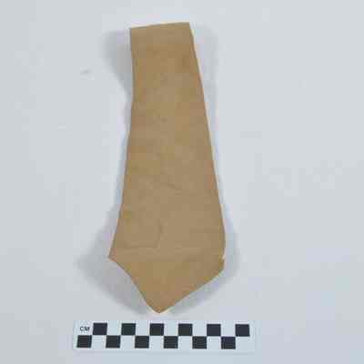 World War II khaki colored uniform tie