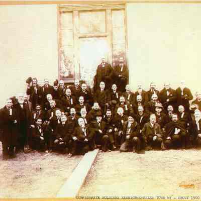 Confederate soldiers reunion, ca. 1900