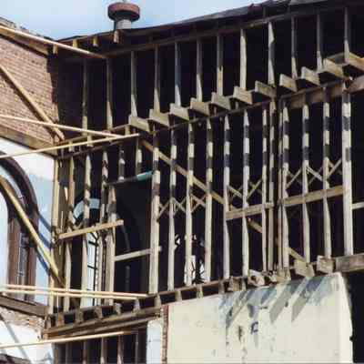 Constructing new St. Margaret's Hall in Charles Town, West Virginia in 1998
