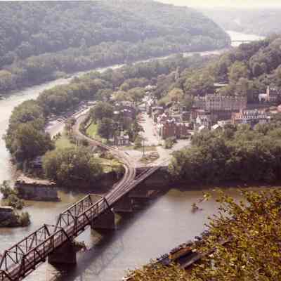 Harpers Ferry from Maryland Heights