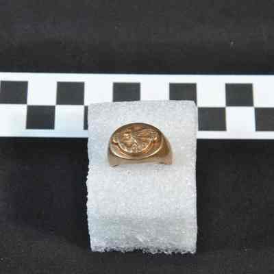 Lucy Rosenberger Milton's WWII Navy ring