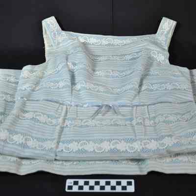 Sunday dress belonging to Barbara Tanquary Shugart
