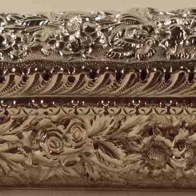 Sterling silver jewelry box