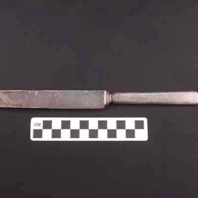 Silver plated dinner knife