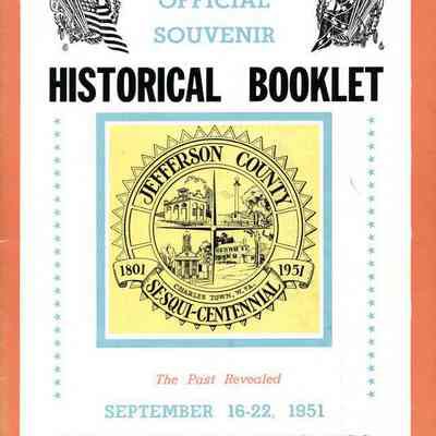 Sesqui-Centennial Booklet Front Cover