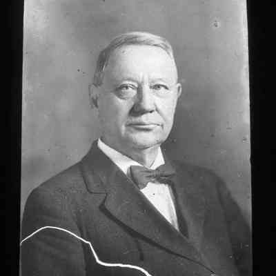 Unknown man in suit and bow tie
