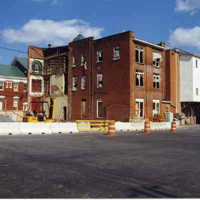 Constructing new St. Margaret's Hall in Charles Town, West Virginia in 1998