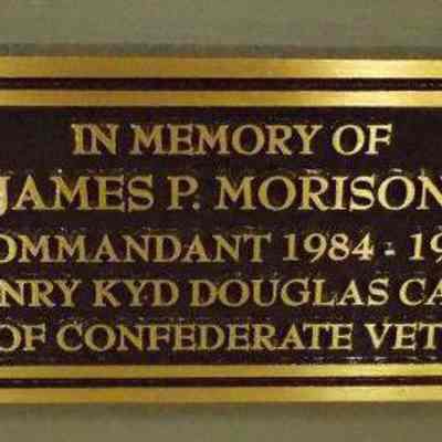 Civil War skirmish marker plaque