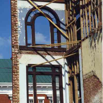 Constructing new St. Margaret's Hall in Charles Town, West Virginia in 1998