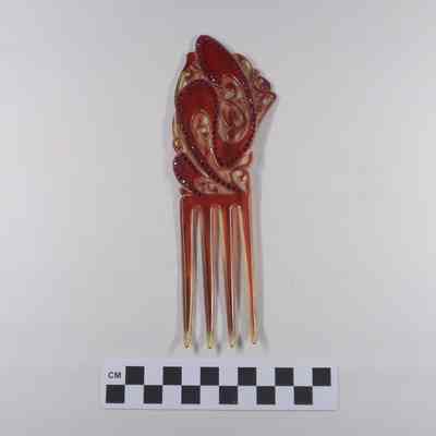 Tortoise shell hair comb