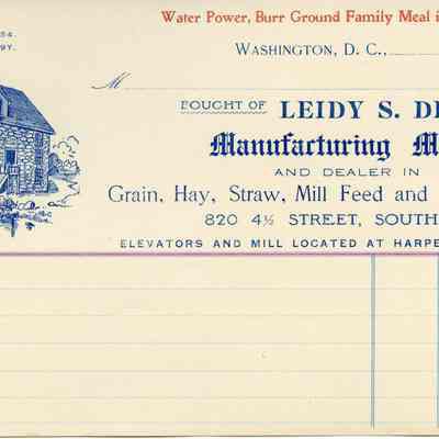 Leidy S, Depue stationery