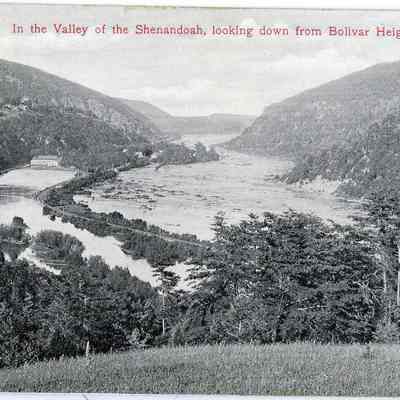 In the Valley of the Shenandoah looking down from Bolivar Heights