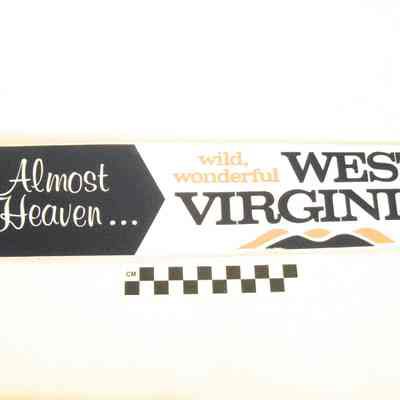 West Virginia bumper sticker