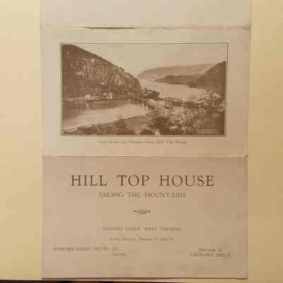 Hill Top House among the Mountains, Harpers Ferry, West Virginia.