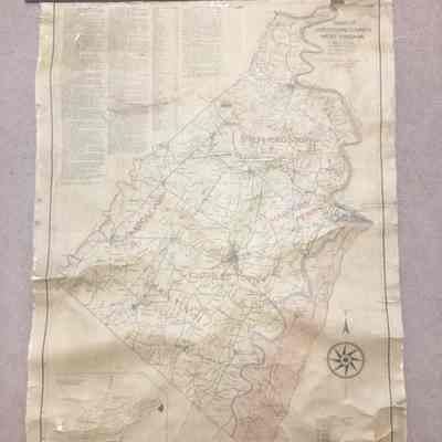 Map of Jefferson County West Virginia Also known as Shaw-Whitmer map of Jefferson County
