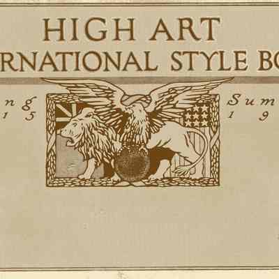 High Art International Style Book Back Cover
