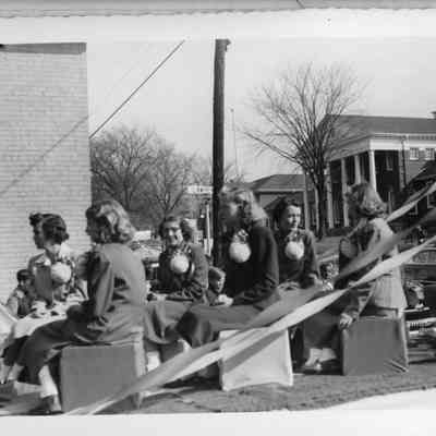 Charles Town High School homecoming parade - 1950