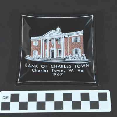 Bank of Charles Town ashtray