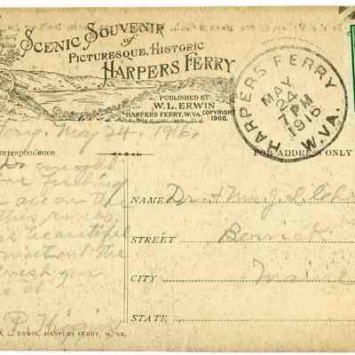 In the Valley of the Shenandoah looking down from Bolivar Heights