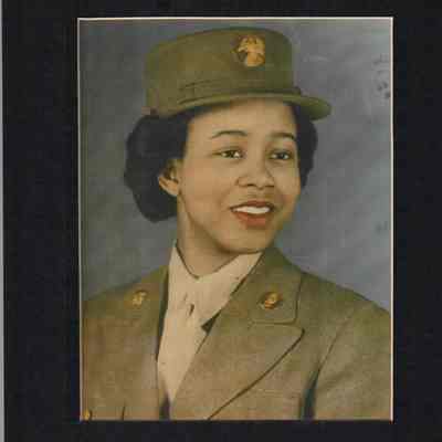 Madalean Lawson McIver WWII WAC uniform