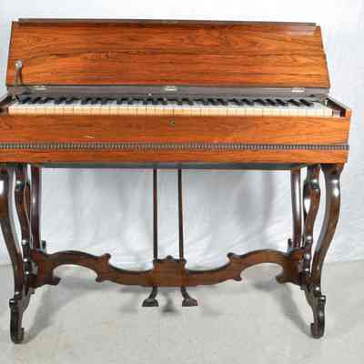 Rosewood melodeon with ivory keys