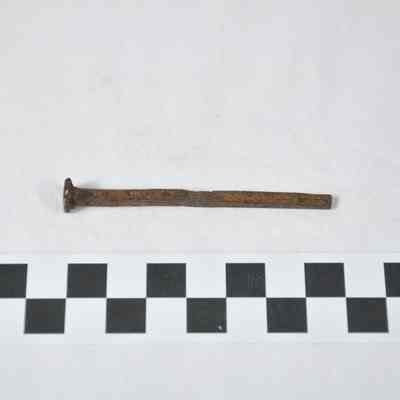 Machine headed cut nail