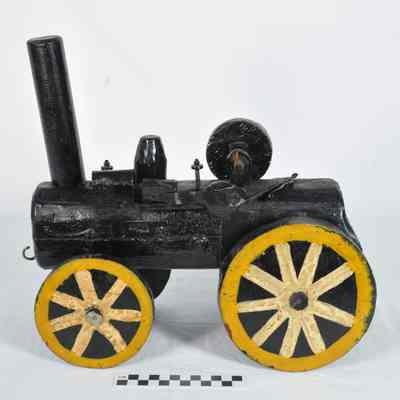 Wooden train engine