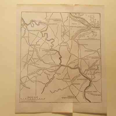 Map of Maryland and Virginia, Town of Harper's Ferry