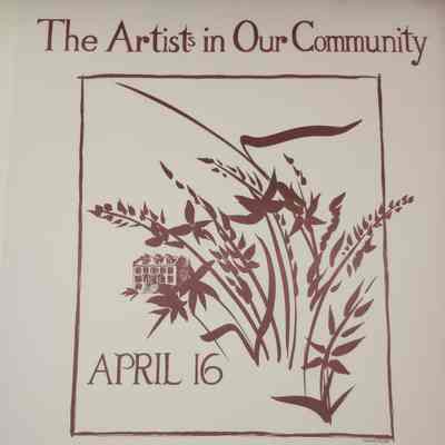"Artists in Our Community" Poster