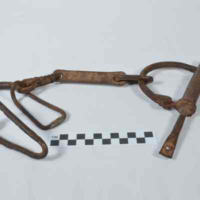 Wrought iron wrist shackle