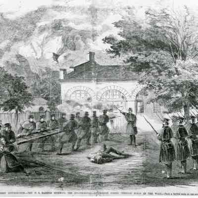 U.S. Marines storming the Engine House