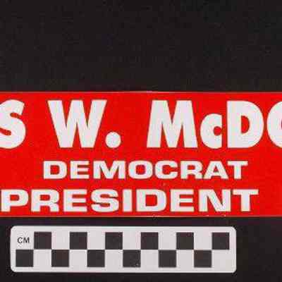 Angus McDonald campaign materials