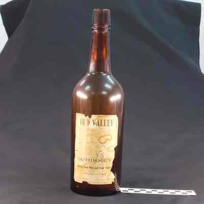 Old Valley Whiskey bottle