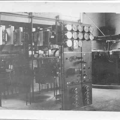 Turbine room at Millville power plant - 1921 or 1922