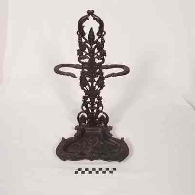 Miniature cast-iron umbrella stand