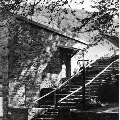 Stone steps on High Street
