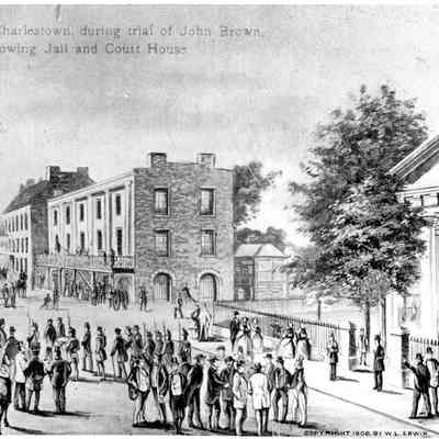 Street Scene, Charlestown, during trial of John Brown
