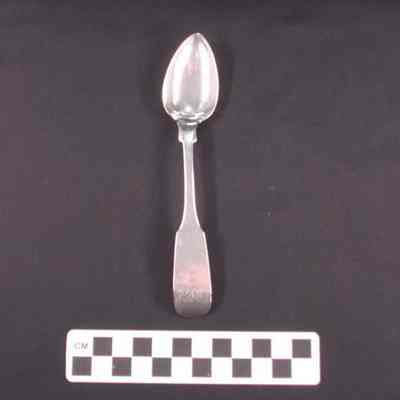 Coin silver teaspoon