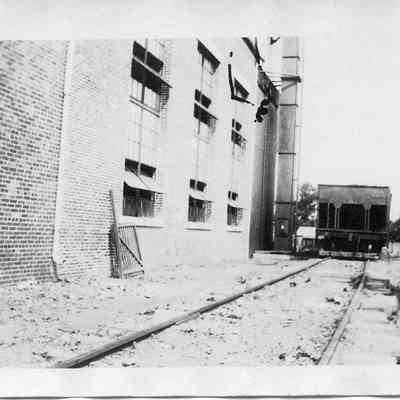 Millville power plant - front facing river - 1920 or 1921