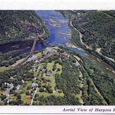 Aerial View of Harpers Ferry, West Virginia