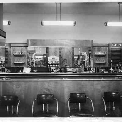 Nichols & Stuck lunch counter, c1947-48, IMG3450-2